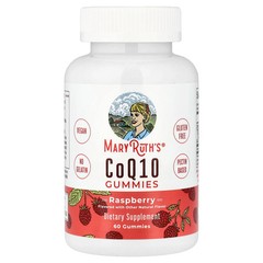 2 X MaryRuth’s, CoQ10 Gummies, Raspberry, 60 Gummies (60 mg per Gummy)