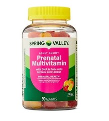 Spring Valley Prenatal Multivitamin Gummies with DHA and Folic Acid 90 Count