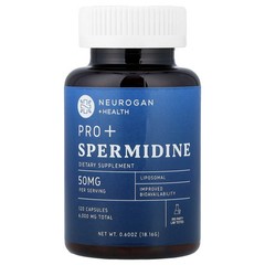 2 X Neurogan Health, Pro+ Spermidine, 120 Capsules, 0.6 oz (18.16 g)