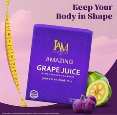 IAM Worldwide Amazing Grape Juice with Garcinia Cambogia 1 box (10 sachets)