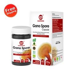GANOHERB Organic Ganoderma Lucidum Reishi Mushroom Lingzhi Spore Capsules