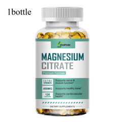 Magnesium Citrate 400mg 120 /240 /480 Capsules Vegetarian/Gluten Free/Non-GMO