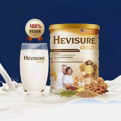 6 Tin Hevisure Gold Diabetic Milk Stabilize Blood Sugar Plant-Based 400g