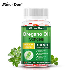 Amer Don Oil of Oregano 300 Capsules with Black Seed Oil | Natural Antioxidants