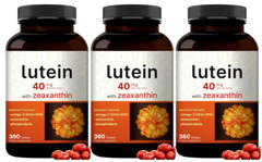 Lutein 40 mg with Zeaxanthin 3X360 gels Astaxanthin/Phosphalipids/Omega-3/Krill