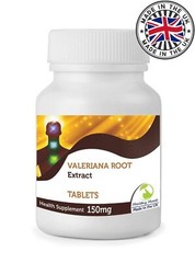 Valeriana 150mg Root Extract 30/60/90/120/180/250 Tablets