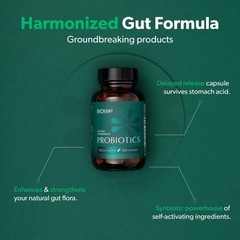 BIOMA Probiotics Digestive Health Gut Support 60 Capsules 1-3 Pack