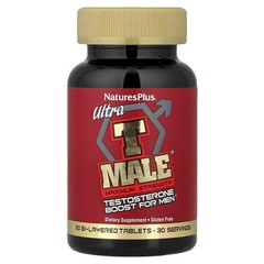 2 X NaturesPlus, Ultra T-Male�, Testosterone Boost for Men, Maximum Strength, 6