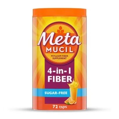 Metamucil Psyllium Fiber Supplement Sugar Free Powder – Orange