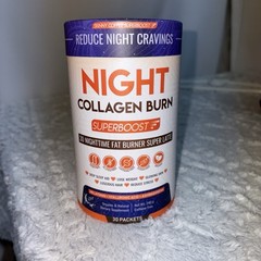 Night Collagen Burn – Weight Loss & Belly Fat Burner & Sleep Aid EXP 11/2025