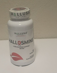 Hallusa Natural Hallosmine Circulation Support 300mg 60 Capsules Supplement