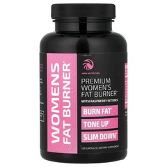2 X Nobi Nutrition, Premium Women’s Fat Burner With Raspberry Ketones, 120 Caps