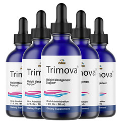 Trimova – Amino Diet Drops- Keto & Weight Support- 5 Bottles- 300ml (2fl oz)