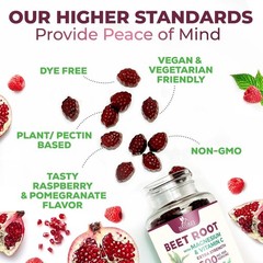 Beet Root Supplement Gummies – Superfood with Beetroot Extract Powder with Vitam
