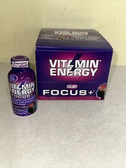 12 Pack-Vitamin Energy FOCUS + ENERGY Drink Shots, 7+ Hours, Berry, 1.93oz