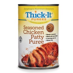 Thick-It Thickened Food Seasoned Chicken Patty 14 oz Can 12 Ct