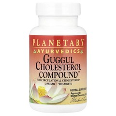 2 X Planetary Herbals, Ayurvedics, Guggul Cholesterol Compound�, 90 Tablets