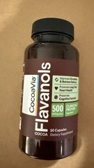 Cocoa Flavanols 500mg – Heart & Brain Support Supplement, High Flavanol Cocoa…