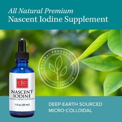 Organic Nascent Iodine Supplement Deep-Earth Sourced. Supports & Detoxifies T…