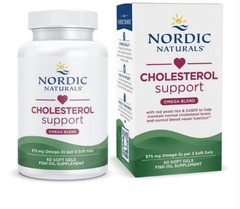Nordic Naturals Cholesterol Support Omega Blend 975mg 60 Softgels Fish Oil