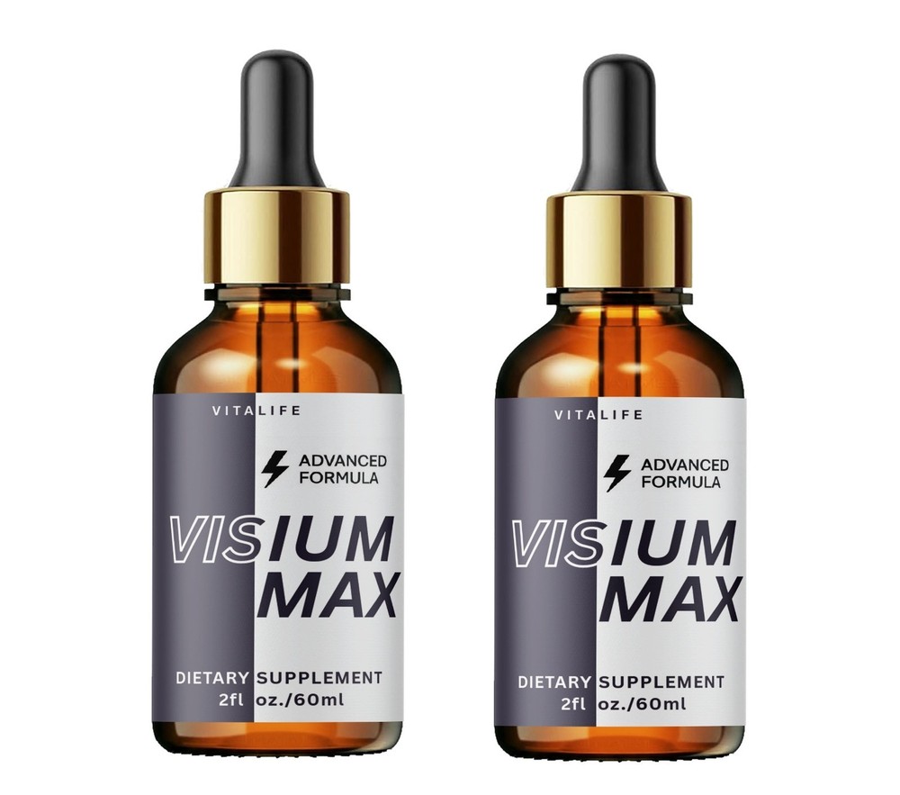 (2 Pack) Visium Max Liquid Drops, Extra Strength VisiumMax, All Natural Formula