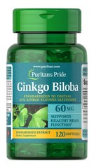 Puritan’s Pride Ginkgo Biloba Standardized Extract 60 mg – 120 Softgels