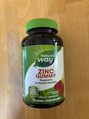Nature’s Way Zinc Gummy Mixed Berry Flavor – 120 Gummies Plant Based