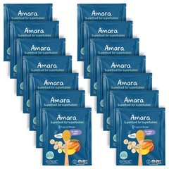 Amara Organic Baby Food Stage 2 Tropical Mango Baby Cereal to Mix With Bre…