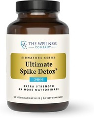 Ultimate Spike Detox – Dr. Mccullough Designed – 3-In-1 Nattokinase, Turmeric, &