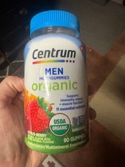 centrum mens multigummies organic citrus berry 90 gummies