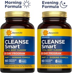 Renew Life Cleanse Smart Total Body Cleanse 30 Day Program 120 Capsules