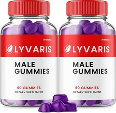(2 Pack) Lyvaris Men Gummies – Lyvaris Gummy Advanced Formula Vitamins, Energy