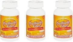 21st Century Psyllium Fiber Capsules 160ct (3 Pack)