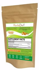 Turmeric Curcumin & Black Pepper Bioperine Powder 95% Antioxidant High Potency