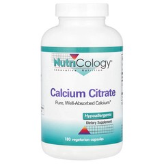 2 X Nutricology, Calcium Citrate, 150 mg , 180 Vegetarian Capsules