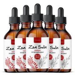 ZenSulin Drops Liquid Supplement, Natural Formula, Zen Sulin Drops (5 Pack)