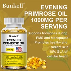 Evening Primrose Oil, 1000 mg, Anti-Aging,Whitening 30 To 120 Capsules