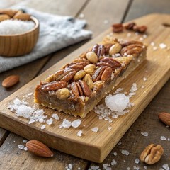 Maple Glazed Pecan Nut Bars – Gluten Free, Low Sugar, 5g Protein, 12 Count