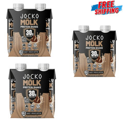Jocko Fuel Mölk Sweet Cream Coffee RTD Protein Shake, 11oz, 1 CountJocko Fuel Mö