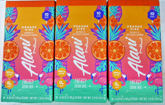 3 PACK- Alani ORANGE KISS Energy Stick Packets 30 Sticks Total, Sugar Free