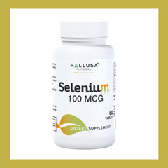 SELENIUM – For the Thyroid – Antioxidant & Immune Support – 60 Tab