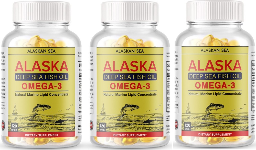 Omega 3 Fish Oil – 3600MG 360 Softgels (180 Serv) – 5x Strength