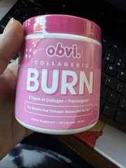 Obvi Collagenic Burn for Weight Loss, Collagen Peptides Infused, 120 Capsules..