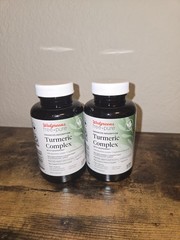 LOT (2) WALGREENS FREE+PURE ENHANCED ABSORPTION TUMERIC COMPLEX, EXP 04/28