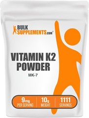 BulkSupplements Vitamin K2 MK7 Powder 10g – 9 mg Per Serving
