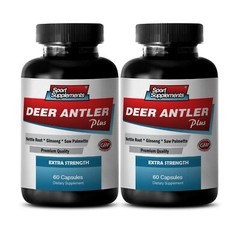 muscle and bone support – Deer Antler Plus 550mg – increase strength 2B