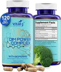 DIM Supplement Diindolylmethane 300mg Herbal Formula 60ct