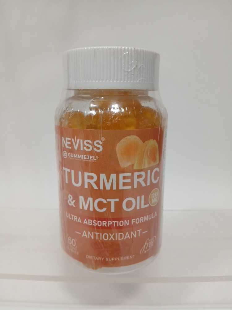 Turmeric Gummies 1000mg (Made in USA) w/MCT Oil C8 C10, Organic Ant… Fast Ship