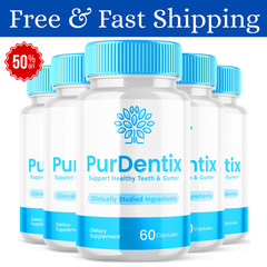 (5 Pack) Purdentix Oral Probiotic Support Healthy Teeth and Gums (300 Capsules)
