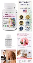 **LOT OF 3**Women’s Multivitamin by Todicamp-Women’s Health Multivitamin Complex